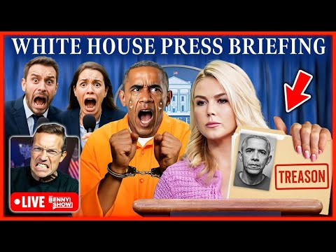🚨White House Briefing with Tulsi Gabbard and Karoline LIVE Now, Trump Drops Obama Treason Evidence