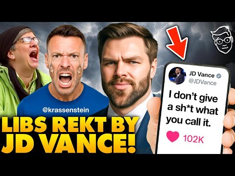 JD Vance Mic Drops Most NUCLEAR Response to Lib in History of the Internet | ‘I Don’t Give A S***’🔥
