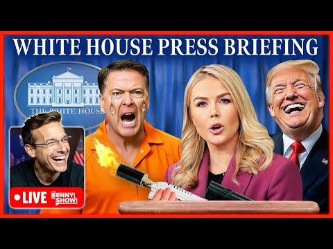 White House Press Briefing LIVE Now with Karoline Leavitt as Trump