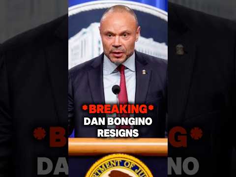 🚨 Bongino QUITS Job at FBI
