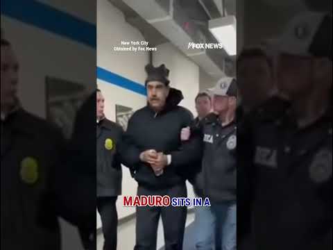 WATCH: Maduro's perp walk in NYC #shorts #venezuela #maduro #foxnews #us #world