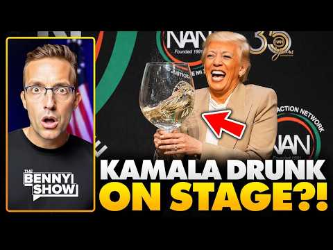 CRINGE: Drunk Kamala Harris Just Did A Trump Impression LIVE On Stage — Crowd Gasps…