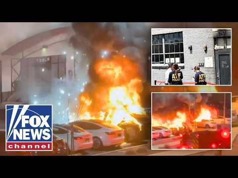 Molotov-slinging suspect allegedly strikes Tesla shop amid wave of corporate ARSON ATTACKS