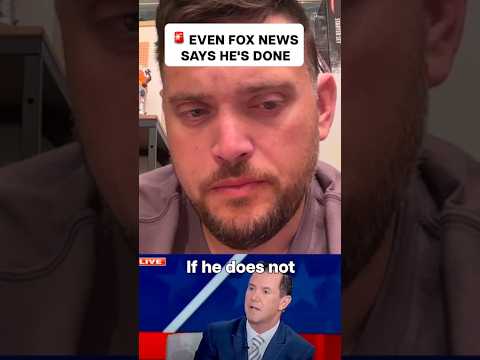 Even FOX NEWS Says He's Done SHORT